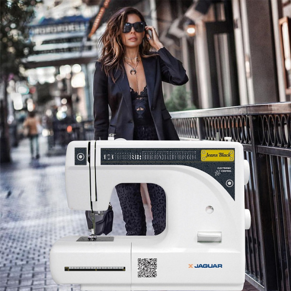 Швейная машина JAGUAR Jeans Black в интернет-магазине Hobbyshop.by по разумной цене